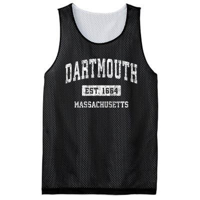 Dartmouth Massachusetts Ma Vintage Sports Mesh Reversible Basketball Jersey Tank