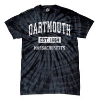 Dartmouth Massachusetts Ma Vintage Sports Tie-Dye T-Shirt