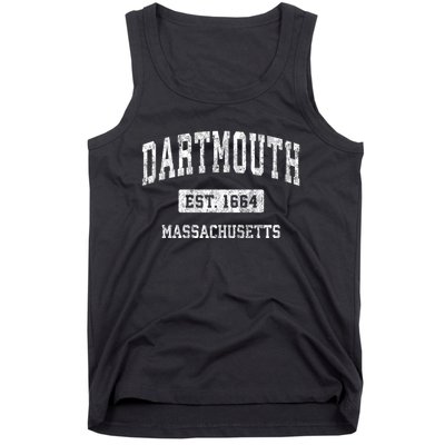 Dartmouth Massachusetts Ma Vintage Sports Tank Top