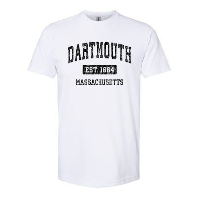 Dartmouth Massachusetts Ma Vintage Sports Softstyle CVC T-Shirt