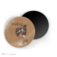 Donkeys Make Me Smile Cute Donkey Magnet