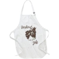 Donkeys Make Me Smile Cute Donkey Apron