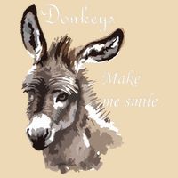 Donkeys Make Me Smile Cute Miniature Donkey Mini Donkey Gift Bag