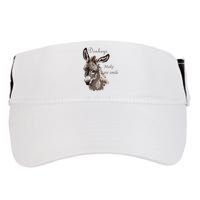 Donkeys Make Me Smile Cute Miniature DonkeyTail Lovers Adult Drive Performance Visor