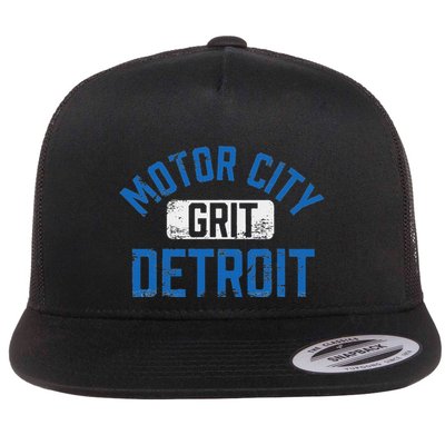 Detroit Michigan Motor City Grit Detroit Motor City Flatbill Hat