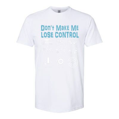 Don't Make Me Lose Control Funny Retro Video Game Player Boy Cool Gift Softstyle® CVC T-Shirt