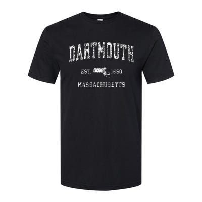 Dartmouth Massachusetts Ma Vintage Athletic Sports Softstyle® CVC T-Shirt