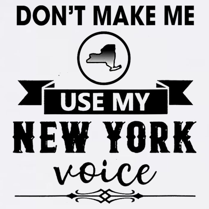 Dont Make Me Use My New York Voice Short Acrylic Beanie