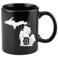 Detroit Michigan Motor City Midwest D Mitten 11oz C Handle Ceramic Mug