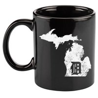 Detroit Michigan Motor City Midwest D Mitten 11oz C Handle Ceramic Mug