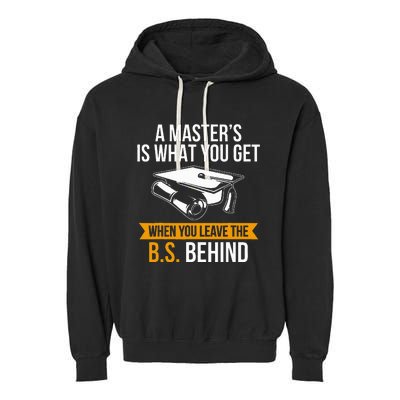 Degree Mba M.A.S.T.E.R.S Degree Graduation Garment-Dyed Fleece Hoodie