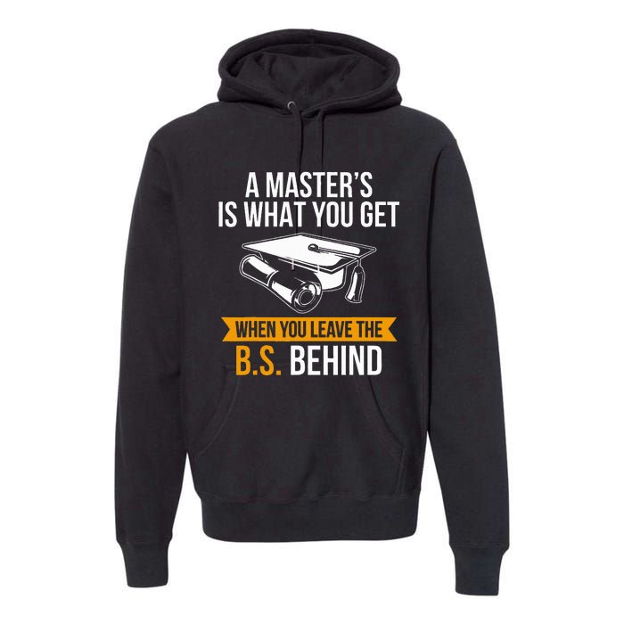 Degree Mba M.A.S.T.E.R.S Degree Graduation Premium Hoodie