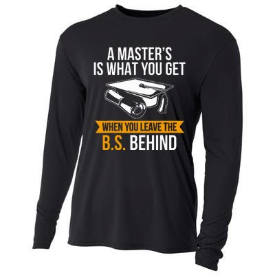 Degree Mba M.A.S.T.E.R.S Degree Graduation Cooling Performance Long Sleeve Crew