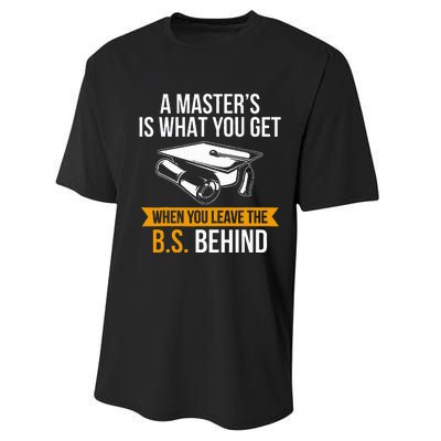 Degree Mba M.A.S.T.E.R.S Degree Graduation Performance Sprint T-Shirt