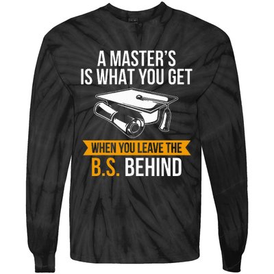 Degree Mba M.A.S.T.E.R.S Degree Graduation Tie-Dye Long Sleeve Shirt