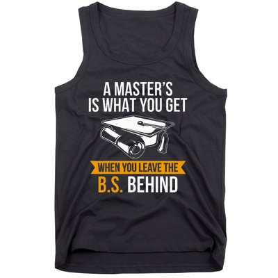 Degree Mba M.A.S.T.E.R.S Degree Graduation Tank Top