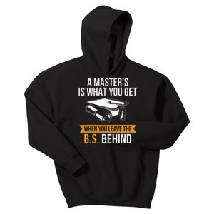 Degree Mba M.A.S.T.E.R.S Degree Graduation Kids Hoodie