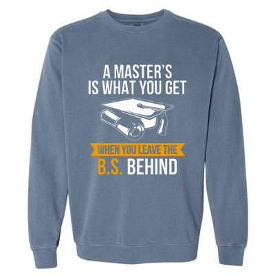 Degree Mba M.A.S.T.E.R.S Degree Graduation Garment-Dyed Sweatshirt