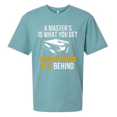 Degree Mba M.A.S.T.E.R.S Degree Graduation Sueded Cloud Jersey T-Shirt