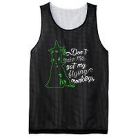 DonT Make Me Get My Flying Monkeys Funny Halloween Mesh Reversible Basketball Jersey Tank