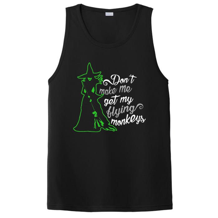 DonT Make Me Get My Flying Monkeys Funny Halloween PosiCharge Competitor Tank