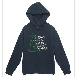 DonT Make Me Get My Flying Monkeys Funny Halloween Urban Pullover Hoodie