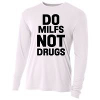 Do Milfs Not Drugs Love Milf Hot Moms Cooling Performance Long Sleeve Crew