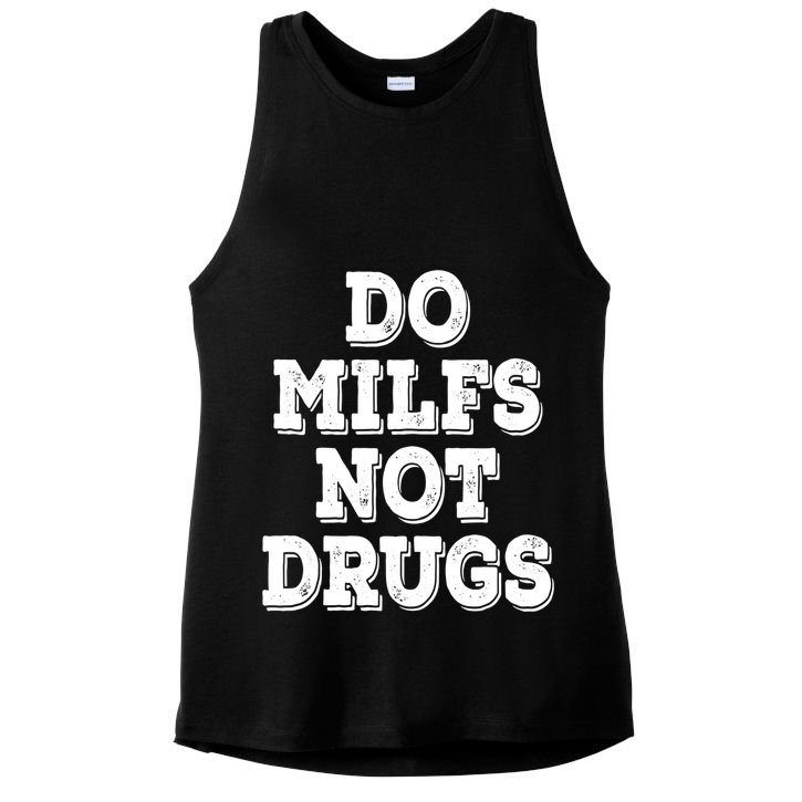 Do Milfs Not Drugs Vintage Funny Ladies PosiCharge Tri-Blend Wicking Tank