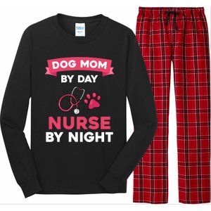 Dog Mom Nurse Gift Long Sleeve Pajama Set