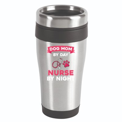 Dog Mom Nurse Gift 16oz Travel Tumbler