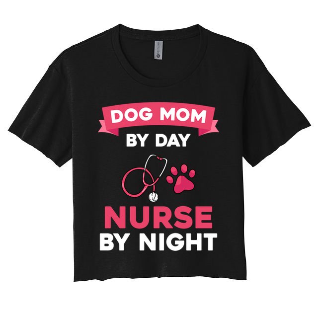 Dog Mom Nurse Gift Crop Top