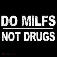 Do Milfs Not Drugs Stripe Pom Pom Beanie