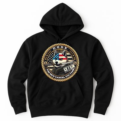 Doge Meme New Cancel Culture Department Of Government Efficiency Dark Maga Elon Hoodie