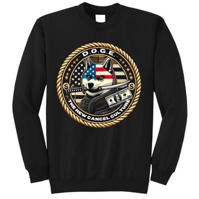 Doge Meme New Cancel Culture Department Of Government Efficiency Dark Maga Elon Sweatshirt