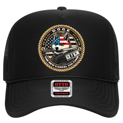 Doge Meme New Cancel Culture Department Of Government Efficiency Dark Maga Elon Trucker Hat