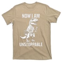 Dinosaur Mechanic Now Am Unstoppable Funny Dino Mechanic T-Shirt