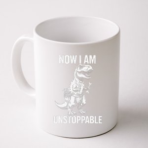 Dinosaur Mechanic Now Am Unstoppable Funny Dino Mechanic Coffee Mug