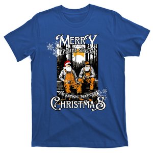 Drinking Moonshine on Christmas Tis The Season For Drinking  T-Shirt