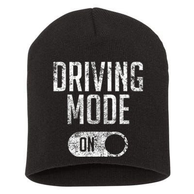 Driving Mode On 16 Year Old Driver Gift Short Acrylic Beanie