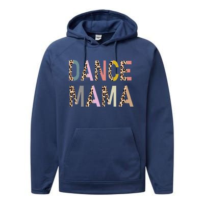 Dance Mama Of A Dancer Mom Dancing Mother Dance Mom Performance Fleece Hoodie