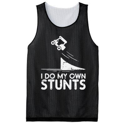 Do My Own Stunts Golf Cart Funny Broken Bone Driver Gift Mesh Reversible Basketball Jersey Tank