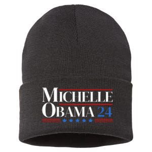 Democrat Michelle Obama 2024 Presidential Election Sustainable Knit Beanie