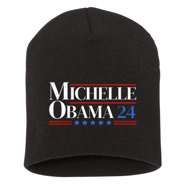 Democrat Michelle Obama 2024 Presidential Election Short Acrylic Beanie