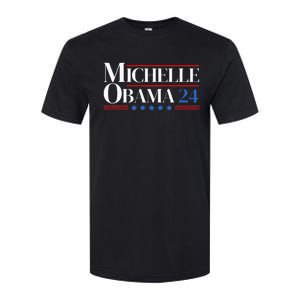 Democrat Michelle Obama 2024 Presidential Election Softstyle CVC T-Shirt