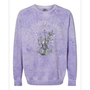 Danse Macabre Orchestra Skeleton Violin Colorblast Crewneck Sweatshirt