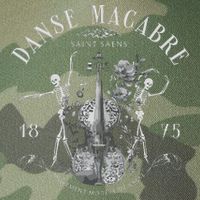 Danse Macabre Orchestra Skeleton Violin Legacy Tie Dye Trucker Hat