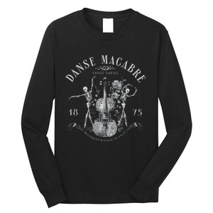 Danse Macabre Orchestra Skeleton Violin Long Sleeve Shirt