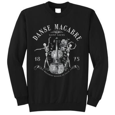 Danse Macabre Orchestra Skeleton Violin Sweatshirt