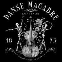 Danse Macabre Orchestra Skeleton Violin T-Shirt