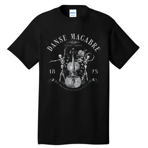 Danse Macabre Orchestra Skeleton Violin Tall T-Shirt